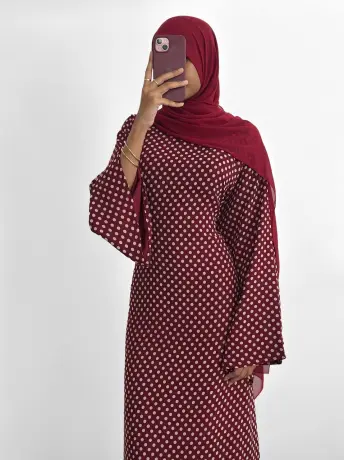 Midnight Polka Dress