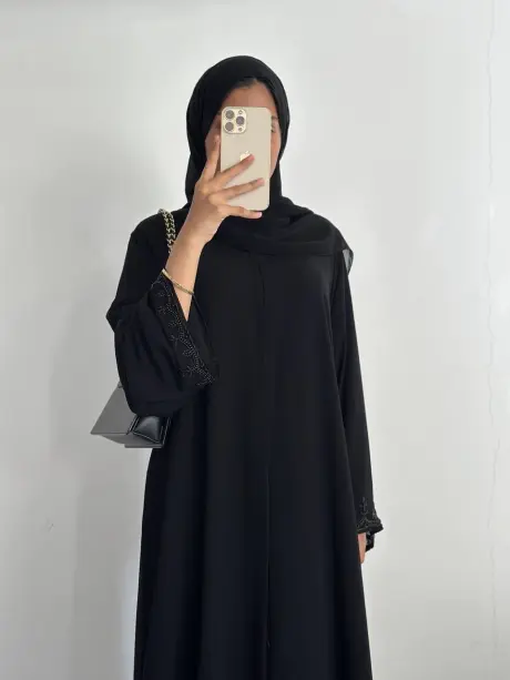 Chiffon sleeve beads new