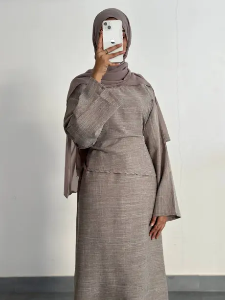 Skirt linen set